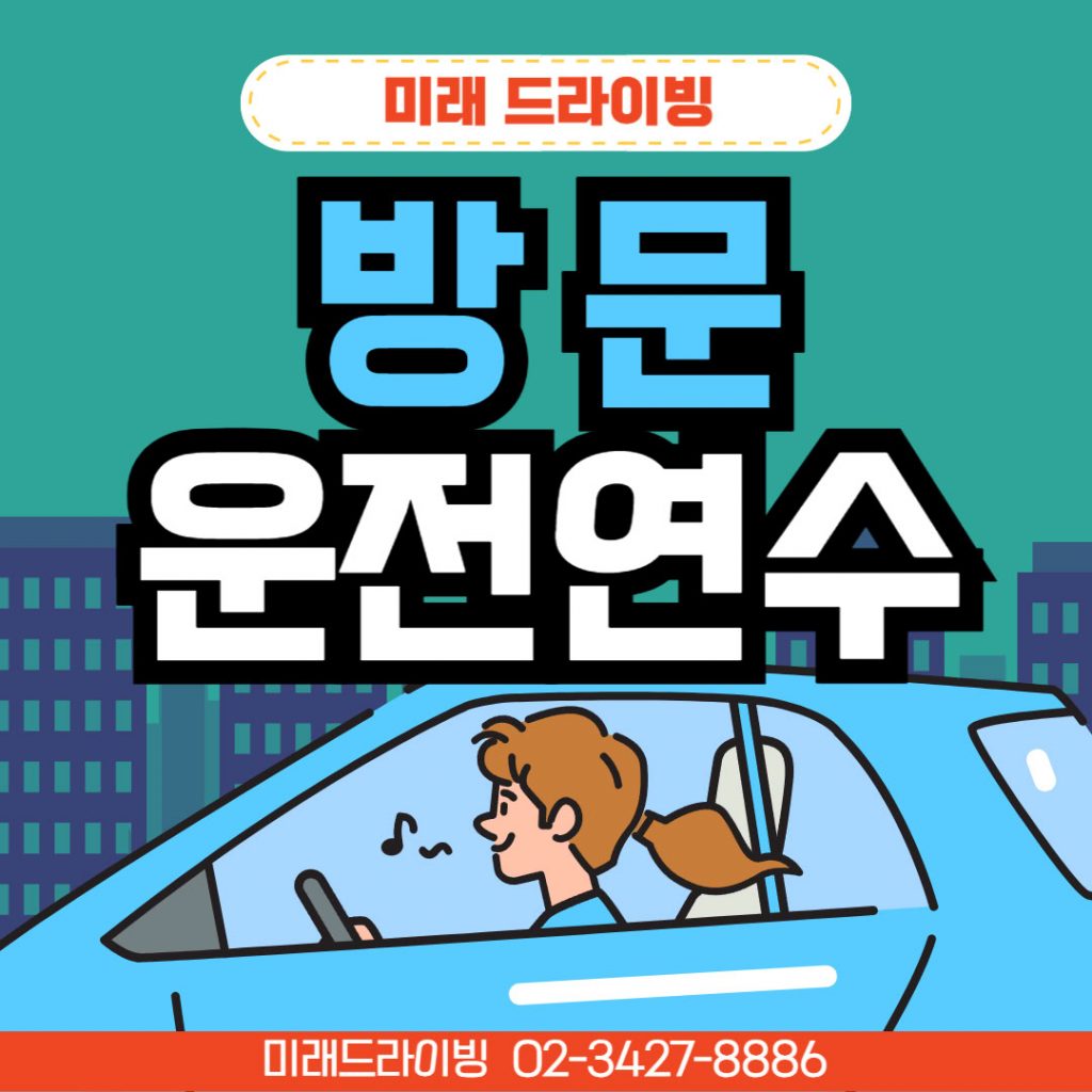 방문도로연수 사고 없는